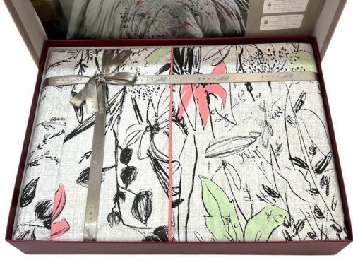 фото КПБ Sarev Bazaar ANIKA v2/Gri pembe Евро  артикул N409 ANIKA V2/GRI PEMBE фото 3