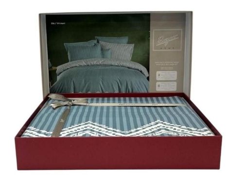 фото КПБ Sarev OLE v4/Mavi 1,5 спальное Полоса артикул N408 OLE v4/Mavi фото 2