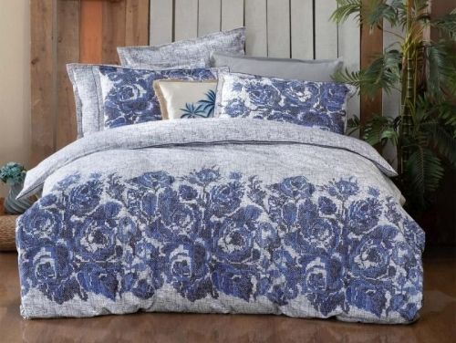 фото КПБ Sarev ELFIDA MAVI/V2 Семейное Цветы артикул N296 ELFIDA MAVI/V2 фото 2