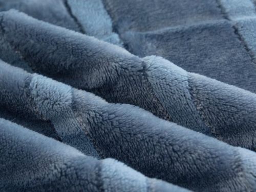 плед karven cutting v4/blue 150*200 из ткани Велсофт в категории  рисунок  фото 4