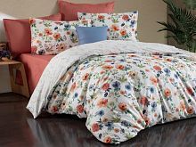 фото кпб sarev adel v1/multi 1,5 спальное из ткани Ранфорс  Цветы