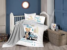 кпб + плед first choice monty для новорожденных
