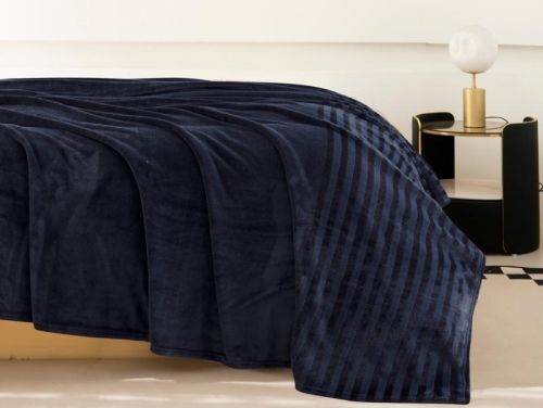 плед karven solid jacqaurd v4/anthracite 150*200 из ткани Велсофт в категории  рисунок  фото 2