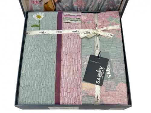 фото КПБ Sarev STELLA V1/MINT Семейное Цветы артикул N390 STELLA V1/MINT фото 5