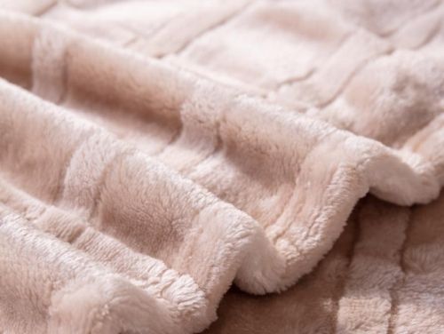 плед karven cutting v1/champagne 200*220 из ткани Велсофт в категории  рисунок  фото 3