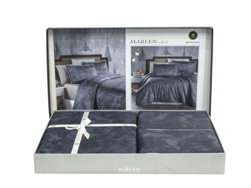 фото КПБ Karven MARLEN Cobalt Евро 4 наволочки  артикул N359 MARLEN COBALT фото 3