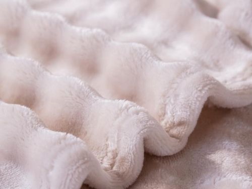 плед karven solid bubble v5/beige 150*200 из ткани Велсофт в категории  рисунок  фото 3