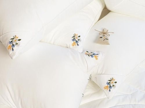 фото подушка natures ромашка антистресс 68*68 из ткани Сатин, наполнитель Бамбуковое волокно, размер 70*70, артикул РА-П-15-2 фото 6