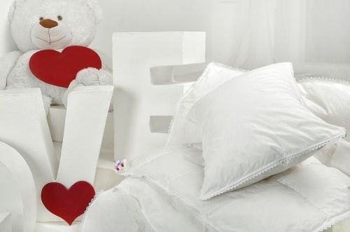 фото подушка 40*60 мягкая natures пуховое облако из ткани Сатин, наполнитель Гусиный пух, размер 40*60, артикул ПО-П-2-3 фото 4