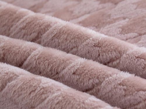 плед karven jacqaurd v1/powder 150*200 из ткани Велсофт в категории  рисунок  фото 4