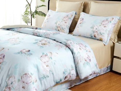 фото КПБ Tango Tencel Евро 4 наволочки TT6-166 Цветы артикул TT6-166 код1330 фото 2