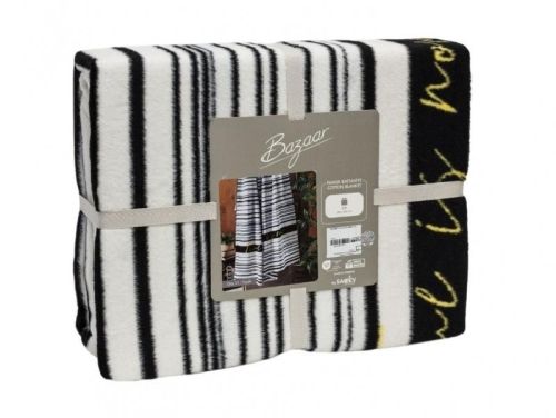 плед sarev bazaar otis v1/siyah 160*220 из ткани Хлопок в категории  рисунок  фото 2