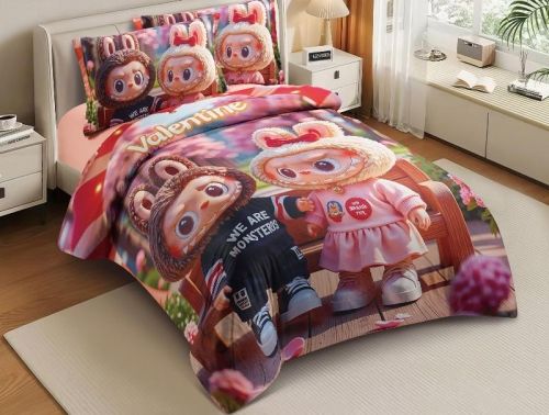 кпб cristelle amante am01-168-50 1,5 спальное из ткани Сатин в категории  рисунок Для девочек Для мальчиков