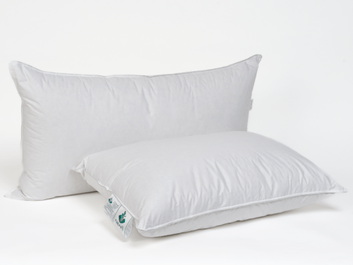 фото подушка 50*90 средняя natures серебряная мечта из ткани Тик, наполнитель Гусиный пух и перо, размер 50*90, артикул СМ-П-9-2 фото 2