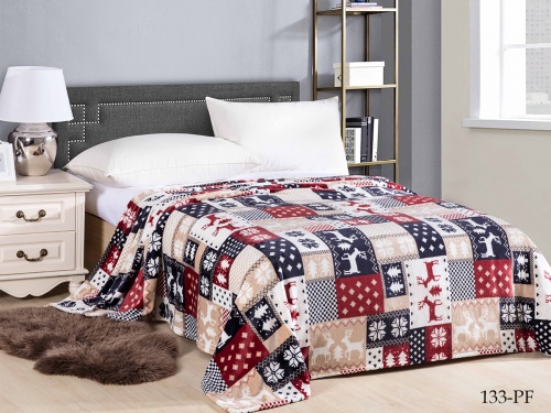 плед cleo калифорния 150/133-pf 150*200 из ткани Велсофт в категории  рисунок 