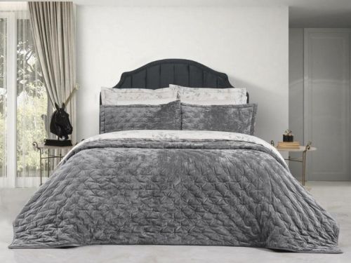 покрывало sarev metis серый 250*260 из ткани Хлопок в категории С наволочками рисунок 