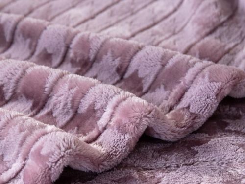 плед karven jacqaurd v6/purple 200*220 из ткани Велсофт в категории  рисунок  фото 4