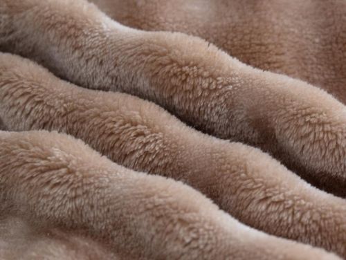 плед karven solid bubble v8/coffee 150*200 из ткани Велсофт в категории  рисунок  фото 4