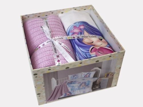 кпб + плед first choice mermaid для новорожденных из ткани Сатин в категории  рисунок  фото 2