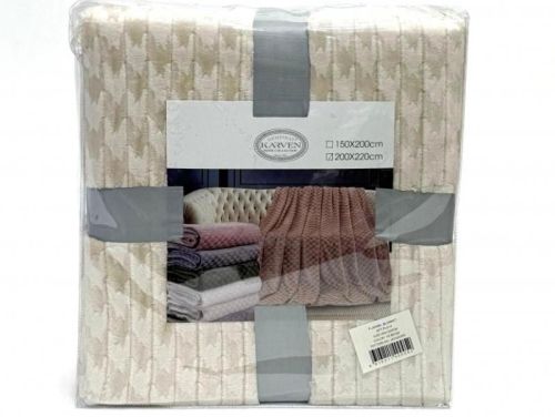 плед karven jacqaurd v5/beige 150*200 из ткани Велсофт в категории  рисунок  фото 6