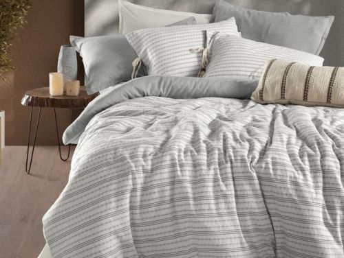 фото КПБ Sarev Mood Comfort ABRA v1/Gri 1,5 спальное Полоса артикул N356 ABRA v1/Gri фото 2