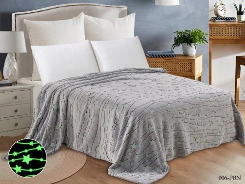 плед cleo бамбук неон 180/006-pbn 180*200 из ткани Микрофибра в категории  рисунок 