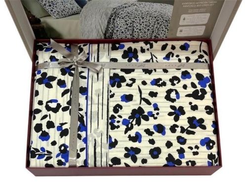 фото КПБ Sarev ANJA v2/Mavi 1,5 спальное Цветы артикул N408 ANJA V2/MAVI фото 3