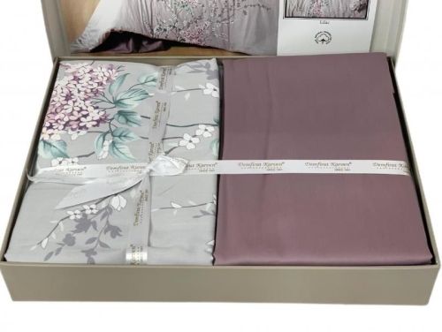 фото КПБ Karven WISTERIA LILAC 1,5 спальное Цветы артикул N020 WISTERIA LILAC фото 4