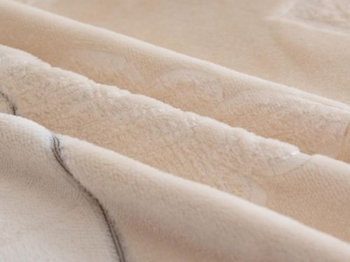 плед karven solid emboss v2/beige 200*220 из ткани Велсофт в категории  рисунок  фото 4