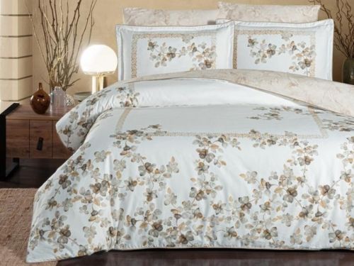 фото КПБ Karven LINA BEIGE Евро 4 наволочки  артикул N359 LINA BEIGE