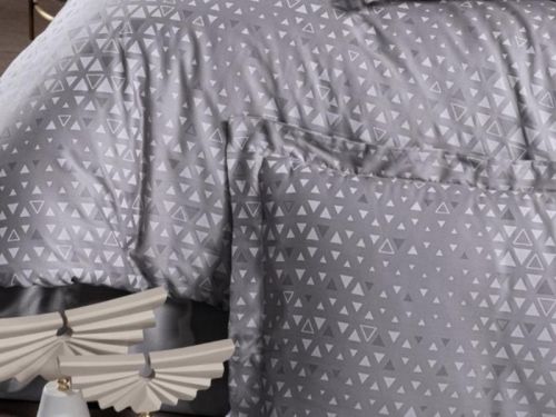 фото КПБ Karven Megan Quicksilver Евро 4 наволочки  артикул N021 MEGAN QUICKSILVER фото 3