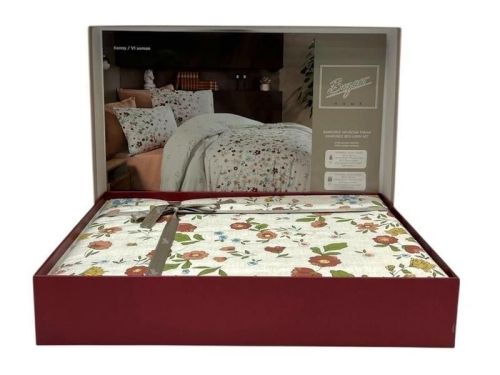 фото КПБ Sarev KENNY v1/Somon 1,5 спальное Цветы артикул N408 KENNY v1/Somon фото 2