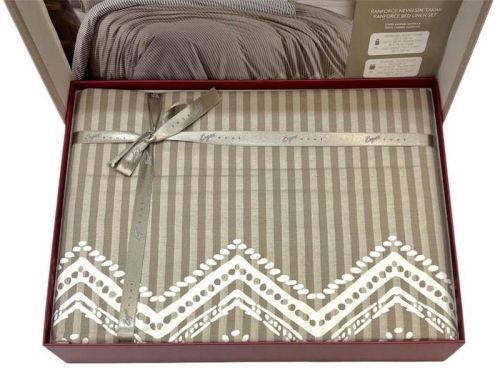 фото КПБ Sarev Bazaar OLE v2/Bej Евро Полоса артикул N409 OLE v2/Bej фото 3