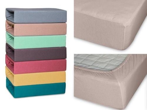 простыня cleo трикотажная на резинке 140*200*25 (бежевый 02) 14/012-tp из ткани Трикотаж в категории  рисунок 