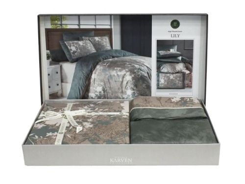 фото КПБ Karven LILY Moonmist Евро 4 наволочки  артикул N359 LILY MOONMIST фото 4