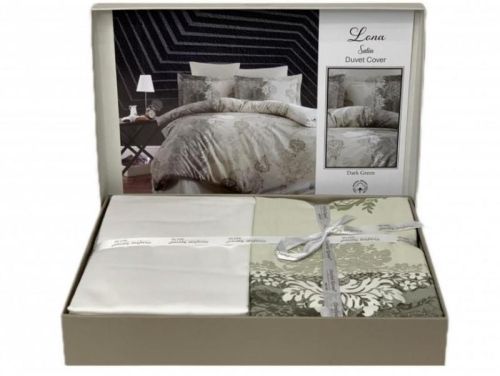 фото КПБ Karven Lona Dark Green 1,5 спальное  артикул N020 LONA DARK GREEN фото 2