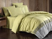 фото кпб sarev larsi v2/sari 1,5 спальное из ткани Ранфорс  Полоса