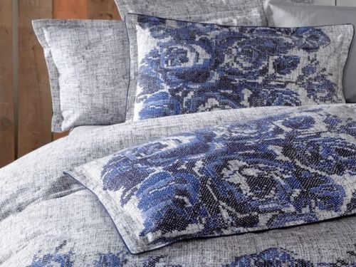 фото КПБ Sarev ELFIDA MAVI/V2 Евро Цветы артикул N295 ELFIDA MAVI/V2 фото 3