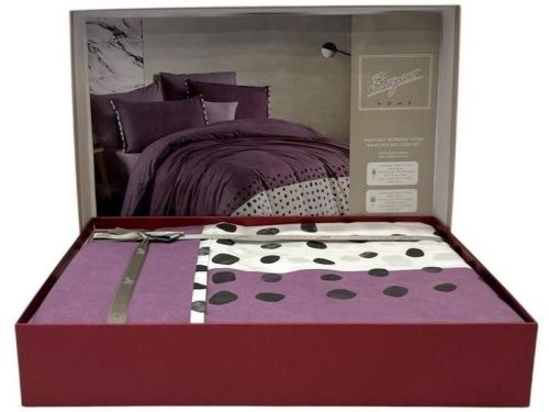 фото КПБ Sarev Bazaar FIOLINA v1/Lila Евро Горох/Круги артикул N409 FIOLINA V1/LILA фото 2