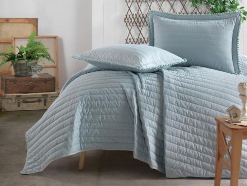 покрывало karven pedra v4 turkuaz 180*240 из ткани Хлопок в категории С наволочками рисунок 