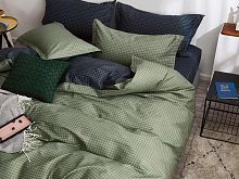 фото кпб tango tpig4-1190-50 1,5 спальное из ткани Сатин Клетка/Квадрат