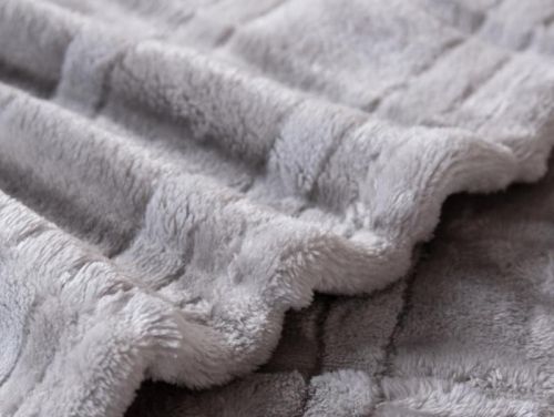 плед karven cutting v3/grey 200*220 из ткани Велсофт в категории  рисунок  фото 3