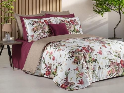 фото КПБ Sarev BELLA ROSE v1/Multi Евро Цветы артикул N330 BELLA ROSE v1/Multi