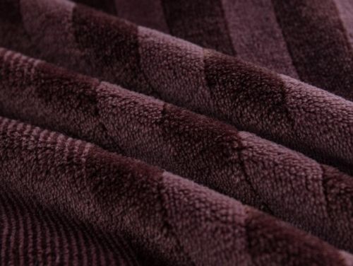 плед karven solid jacqaurd v1/dark brown 200*220 из ткани Велсофт в категории  рисунок  фото 3