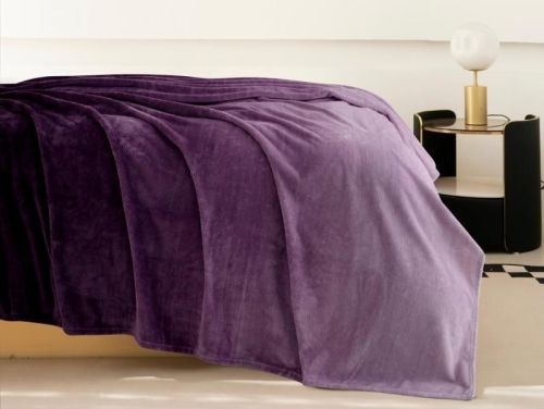 плед karven print jacqaurd v6/purple 200*220 из ткани Велсофт в категории  рисунок  фото 2