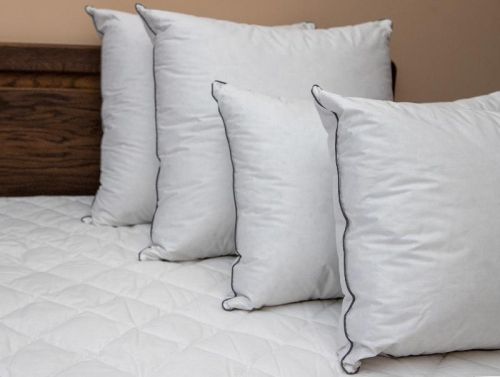 фото подушка 68*68 упругая natures мужская из ткани Тик, наполнитель Гусиный пух и перо, размер 70*70, артикул ПМ-П-5-3 фото 4