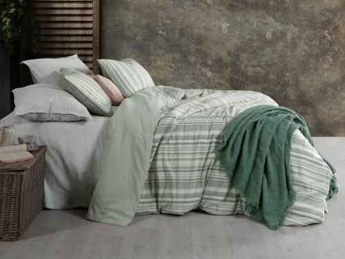 фото КПБ Sarev Mood Comfort GERARDO v2/Yesil Евро Полоса артикул N357 GERARDO v2/Yesil фото 2