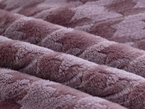 плед karven jacqaurd v6/purple 150*200 из ткани Велсофт в категории  рисунок  фото 3