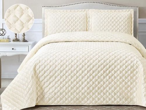 покрывало tango french crown fc2426-06 240*260 из ткани Велюр в категории С наволочками рисунок 