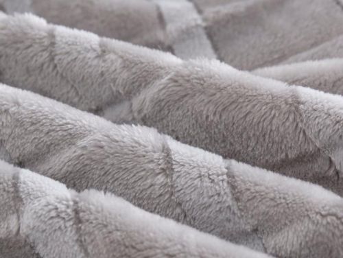 плед karven cutting v3/grey 150*200 из ткани Велсофт в категории  рисунок  фото 4